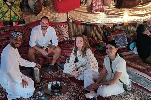 Shared Wahiba Desert Tour with Wadi, Cave, Bedouin & Sunset