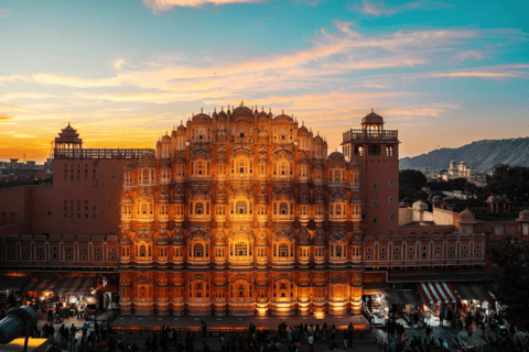 Jaipur: Private Guided Day Tour with Palaces & Hidden Gems Car + Guide Package