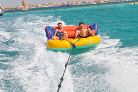 Hurghada: Orange &amp; Giftun eiland cruise met massage &amp; lunchVan Hurghada