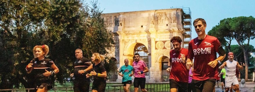 Tours de course à pied Rome 9km [partagés ou privés].