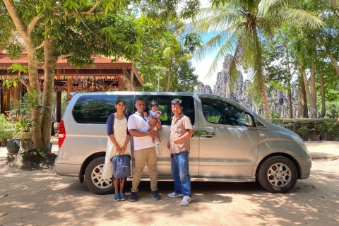 Prywatny transfer taksówką z Phnom Penh do Siem Reap