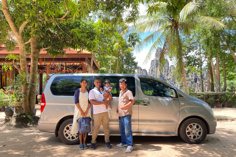 Trasferimento in taxi privato da Phnom Penh a Siem Reap