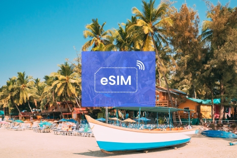 Goa: India eSIM Roaming mobiel data-abonnement5 GB/30 dagen: 22 Aziatische landen