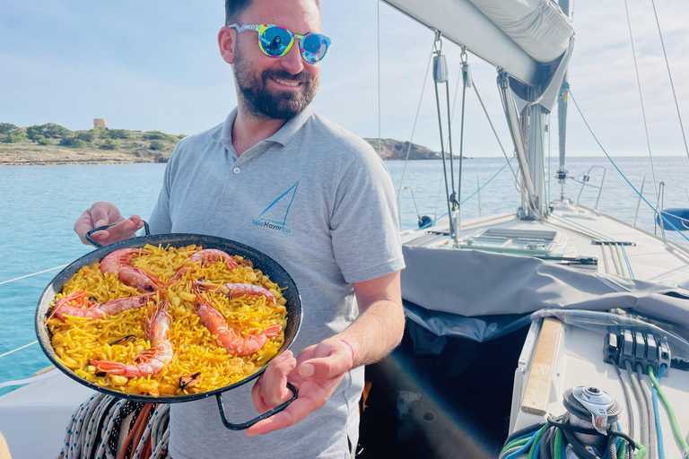 Palma: Private Sailing Boat Excursion with Optional Paella Full day - Boat 42 feet (Max 12 pax)