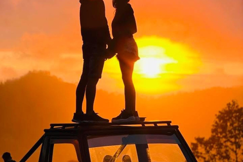 Mount Batur Sunrise Jeep Color Option & HotSpring Relaxation Entrance Ticket Hot Spring Only ( Meeting Point )
