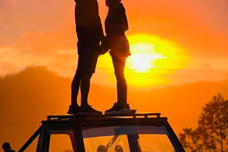 Mount Batur Sunrise Jeep Color Option & HotSpring Relaxation Entrance Ticket Hot Spring Only ( Meeting Point )