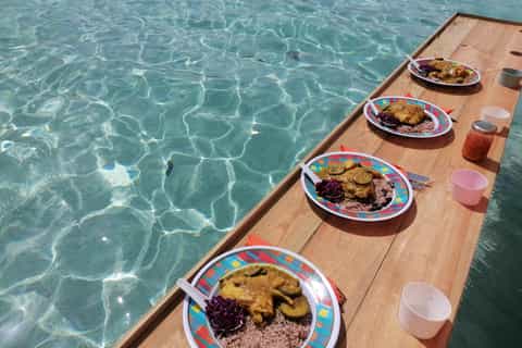 Bootsausflug mit Essen auf dem Wasser (Grand Cul De Sac)