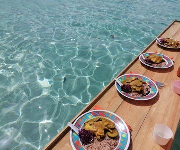 Excursion en bateau avec repas dans l'eau (Grand Cul De Sac)