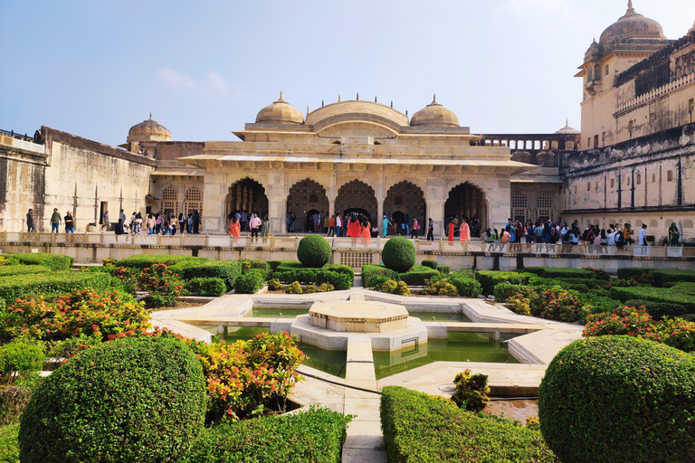 From Delhi: Same Day Jaipur City & Amer Fort Tour By Car Private Transportation, Tour Guide, Monument Tickets & Lunch