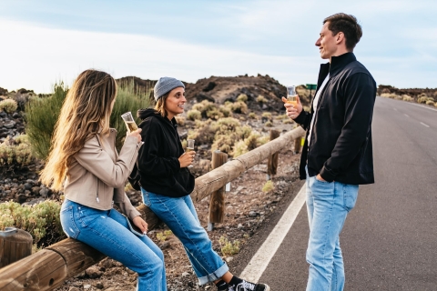 Teide by Night: Romantic Sunset & Stargazing Tour Tour in English with Pickup from South Coast and Dinner