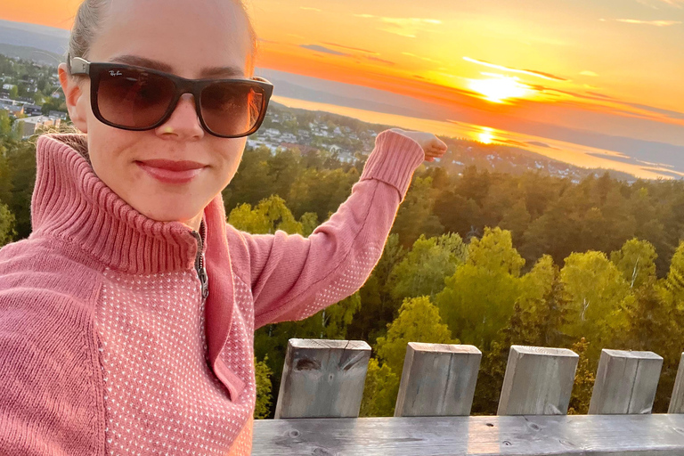 Oslo: Forest Hike with Panoramic Fjord Views and a dog