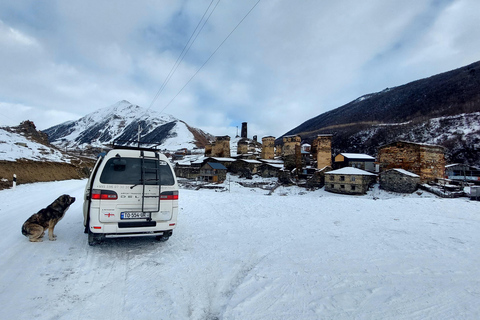 From Kutaisi: Svaneti, Mestia & Ushguli with Scenic Hikes Svaneti 4x4 Private 3-day tour