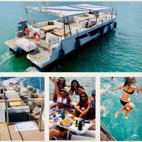 Visit Gandia Boat Tour Gandia with swim and optional lunch in Tavernes de la Valldigna