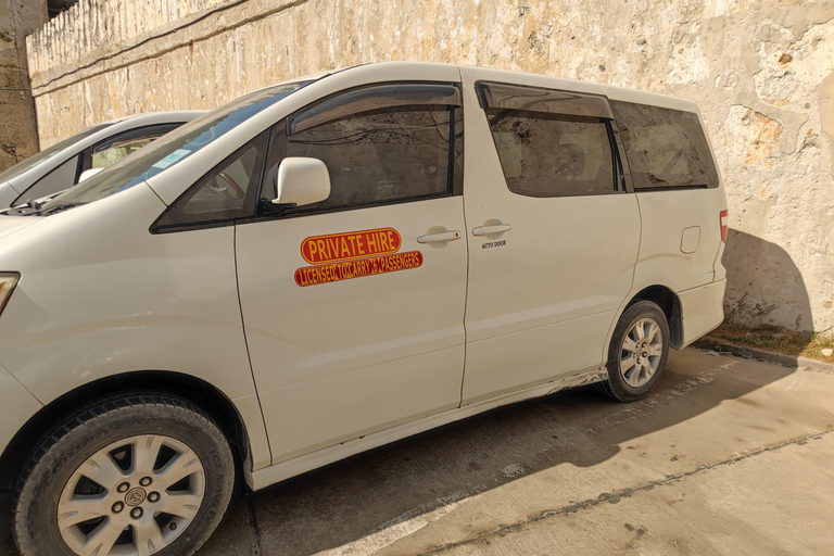 Transfer med privat upphämtning på Zanzibar