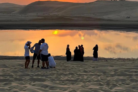 رحلات سفاري في الكثبان الرملية الذهبية في قطر، وركوب الجمال، والتزلج على الرمال، والبحر الداخليجو