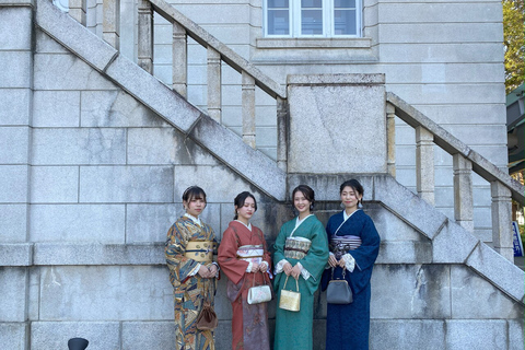 Osaka: Experiência tradicional de aluguel de quimono na WARGOPlano padrão de quimono/Yukata