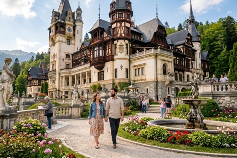 From Bucharest: Dracula Castle, Peles Castle & Brasov Trip From Bucharest: Dracula Castle, Peles Castle & Brasov Trip