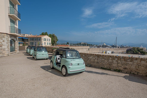Antibes: Tour in a 100% electric Fiat Topolino 1-hour Discovery Tour in a Fiat Topolino