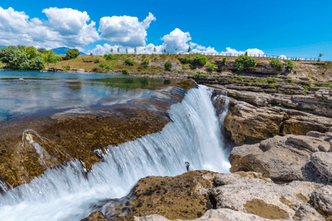 Viaggio in auto a Podgorica, città di Doclea, degustazione di vini, cascate del Niagara