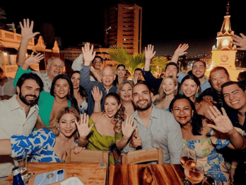 Cartagena : Soirée sur les toits avec boissons et hôte local