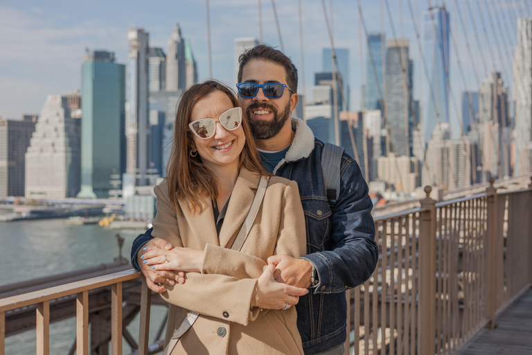 New York: Professionele fotoshoot bij Brooklyn BridgeVIP 60 Minuten | 70 Foto&#039;s