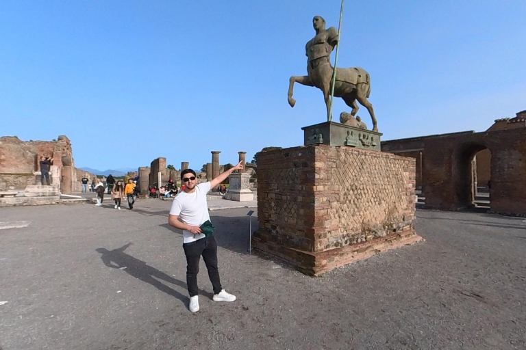 From Sorrento: Pompeii and Vesuvius Guided Tour with Lunch