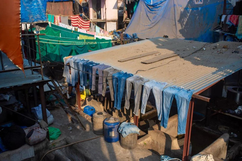 Mumbai: Dharavi slum och Dhobi Ghat tvättrunda