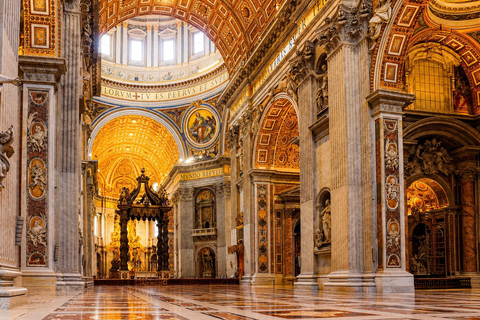 Vatican, Sistine Chapel & St. Peter's Basilica Tour + Dome Spanish Tour of Basilica with Museum & Chapel with Dome