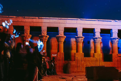 Philae-templets ljud- och ljusshow i Aswan