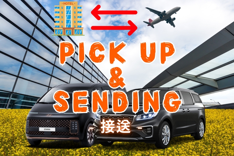 JEJU Airport (CJU) Transfer : Pick up & Sending Service Jeju airport -> Accommodation (ZONE B,Aewol,Jochen,Hanlim)