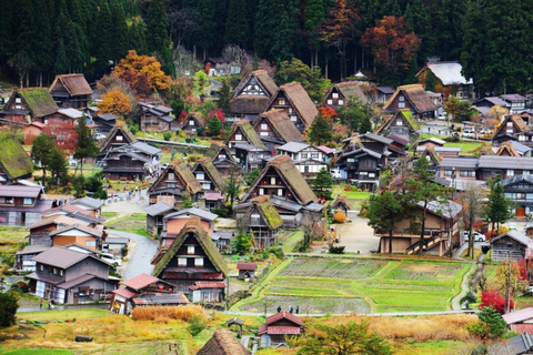 De Osaka/Kyoto: Viagem de 1 dia a Shirakawa-go, TakaYama e Kanazawa