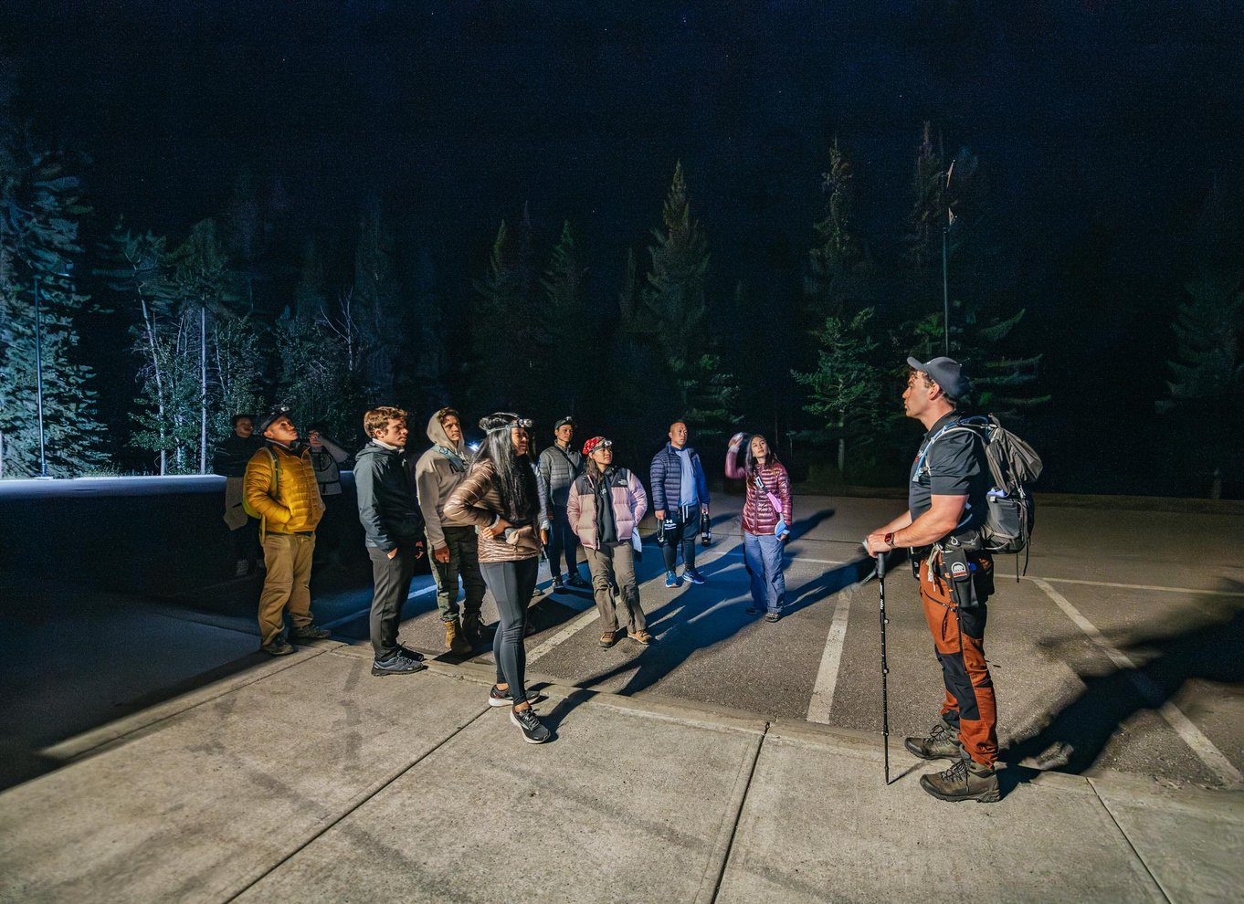 Banff: Aftenvandring med solnedgang og stjerner