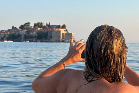 Budva: Private 5 hour boat trip: Beach hopping tour