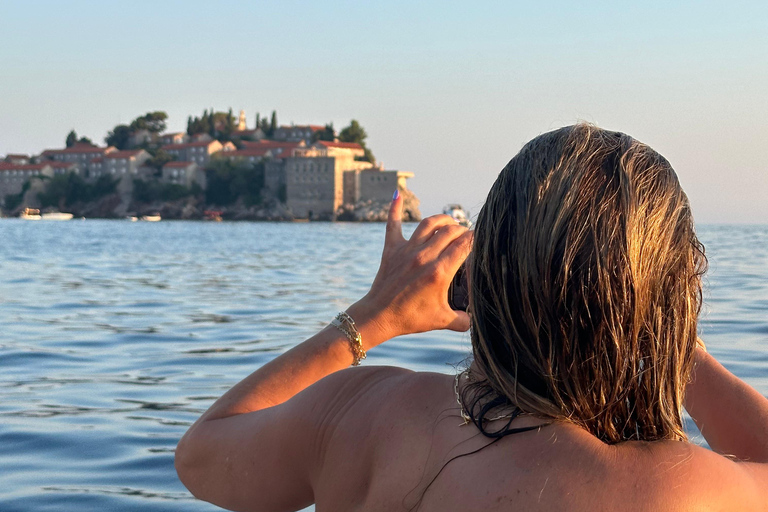 Budva: Private 5 hour boat trip: Beach hopping tour