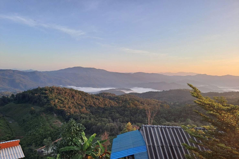 Chiang Mai: 2-Day Jungle Trek with Elephant Farm & Raft Ride Hotel Pickup and Drop-off (within Pickup Area)