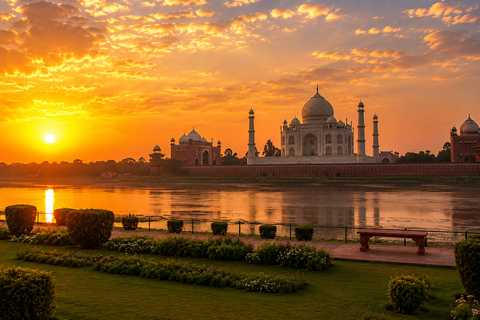 Agra: Evening Guided Tour with Sunset View of the Taj Mahal Agra: Evening Tour with Sunset View of the Taj Mahal