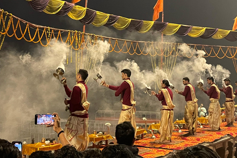 Prayer, cremation, rituals and Morning boat Ride.