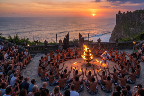 Bali: Full-Day Uluwatu Sunset, GarudaWisnu, Melasti & Kecak Group Tours from UBUD area: UBUD PALACE Meet-Up Guide