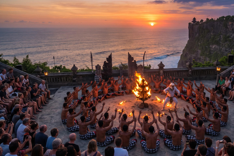 Bali: Full-Day Uluwatu Sunset, GarudaWisnu, Melasti & Kecak Group Tours from UBUD area: UBUD PALACE Meet-Up Guide