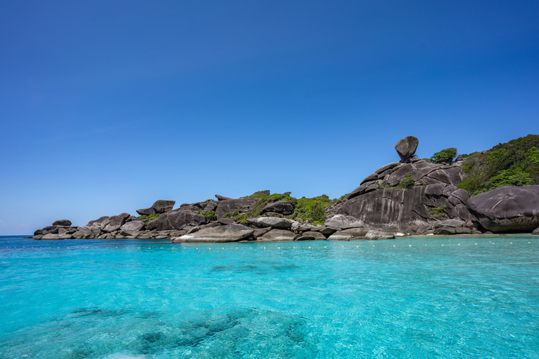 From Ao Nang: Similan Islands Boat Trip with Transfer & Food