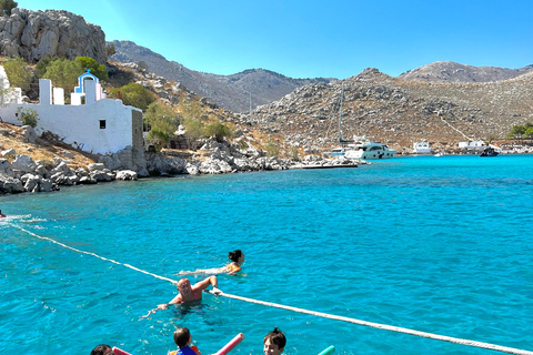 Ciudad de Rodas: viaje en barco a la isla de Symi y la bahía de St George