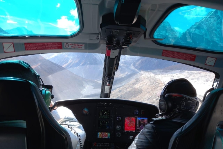 Katmandou : Excursion privée en hélicoptère au camp de base de l'Everest