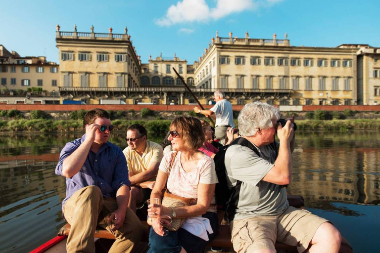 Florence: Gondola Boat Tour with Wine or Coffee and SnackEvening Tour with Wine