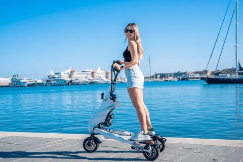 Rhodes: Explore the New and Medieval City on Trikkes Rhodes: Explore the Medieval City and Moat on Trikkes