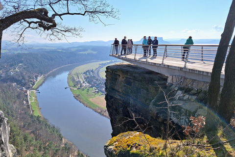 Scenic Bastei Bridge with Boat Tour & Lunch from Dresden Private Tailored Tour