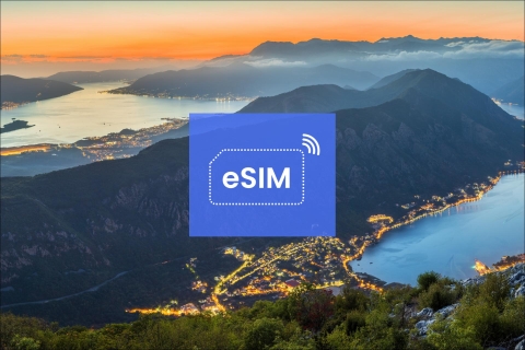Tivat: Czarnogóra – plan mobilnej transmisji danych eSIM w roamingu5 GB/ 30 dni: tylko Czarnogóra