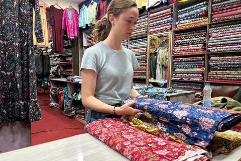Jaipur: Private Shopping Tour With Block Printing factory