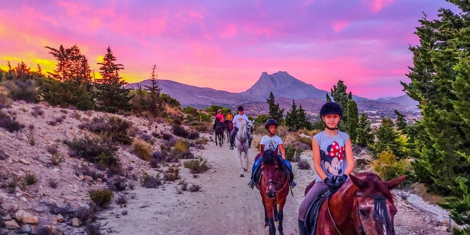 Mountain Horseback Riding with Sea Views