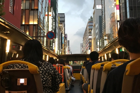 Tokyo : Bus touristique à toit ouvert avec audioguideItinéraire City :