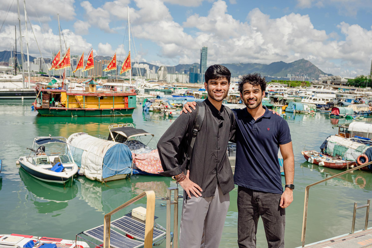 Victoria Harbour Shoreline Bike + Street Food Half-day Tour